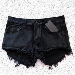 *NWT* Denim Colab Palm Shorts